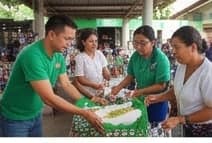 Residents at a city livelihood training program
